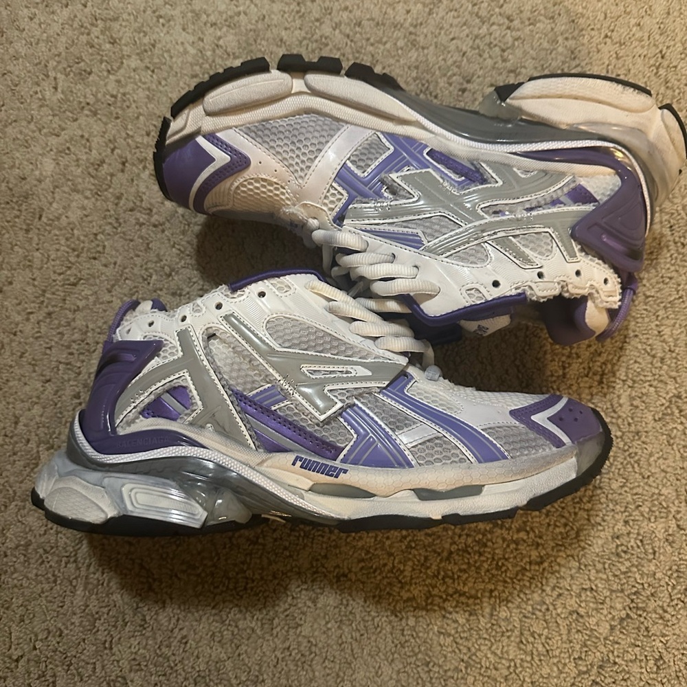 Balenciaga runners purple